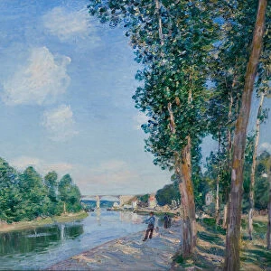 Saint-Mammes. June Sunshine, 1892. Artist: Sisley, Alfred (1839-1899)