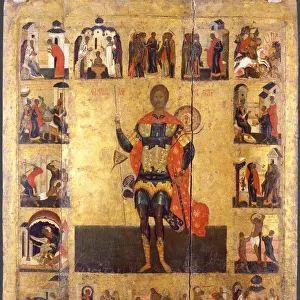 Saint Nicetas the Goth, 16th century. Artist: Russian icon