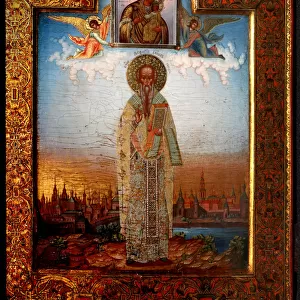 Saint Porphyrius of Gaza, End of 19th cen Artist: Chirikov, Osip Semionovich (?-1903)