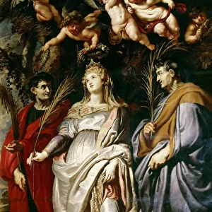 The Saints Domitilla, Nereus and Achilleus, 1608. Creator: Rubens, Pieter Paul (1577-1640)