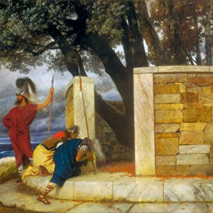 The Sanctuary of Hercules, 1884. Creator: Arnold Bocklin