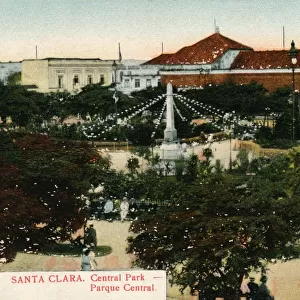 Santa Clara. Central Park - Parque Central, c1910