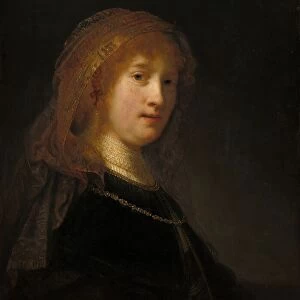 Saskia van Uylenburgh, the Wife of the Artist, probably begun 1634 / 1635