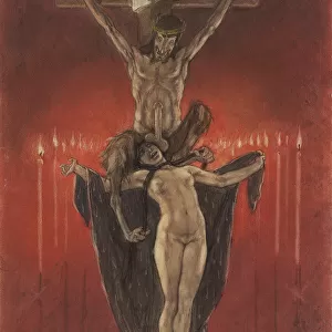 The Satanists (Calvary). Artist: Rops, Felicien (1833-1898)