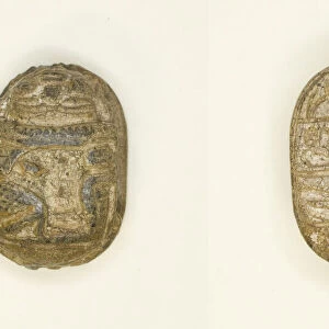 Scarab: Inscription, Egypt, Middle Kingdom (about 2055-1650 BCE). Creator: Unknown