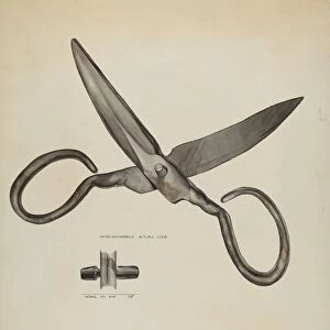 Scissors, c. 1936. Creator: Roberta Elvis