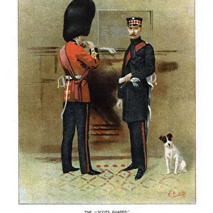 The Scots Guards, c1890. Artist: Geoffrey Douglas Giles