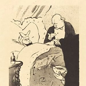 Sick Carnot! (Carnot malade!), 1893. Creator: Henri de Toulouse-Lautrec