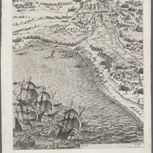 The Siege of La Rochelle: Plate 12, 1628-1630. Creator: Jacques Callot (French, 1592-1635)