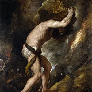 Sisyphus. Artist: Titian (1488-1576)