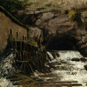 The Source of the Loue, 1864. Creator: Gustave Courbet