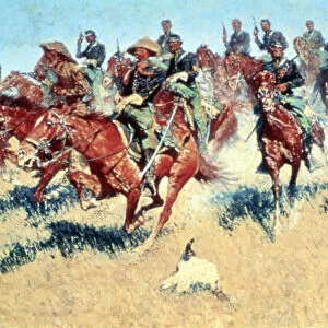 On the Southern Plains, 1907. Artist: Frederic Remington