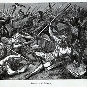 Spartacus Death, 1882. Artist: Anonymous