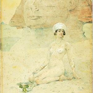 Spirit of the Sphinx, late 19th-early 20th century. Creator: Henry Bacon