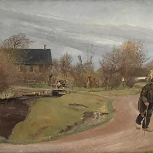 Springtime in Hals, Jutland, 1892. Creator: Laurits Andersen Ring