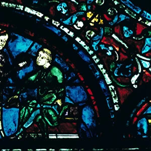 Stained glass, Chartres Cathedral, Chartres, France