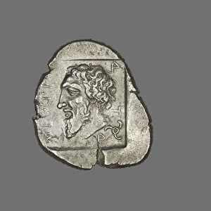 Stater (Coin) Portraying Mithrapata, 380-375 BCE. Creator: Unknown