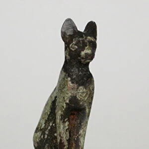 Statuette of a Cat, Egypt, Third Intermediate Period, Dynasty 21-25 (about 1069-664 BCE)