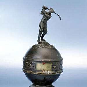 Statuette of golfer, c1910