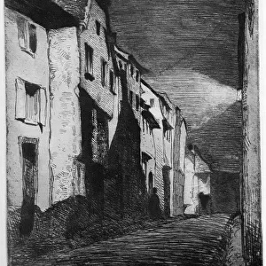 Street at Saverne, 19th century (1904). Artist: James Abbott McNeill Whistler