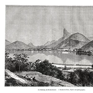 A suburb of Rio de Janeiro, Brazil, 19th century. Artist: Edouard Riou