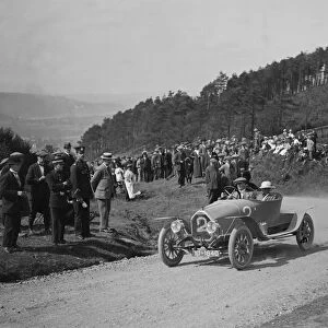 Sunbeam competing in the South Wales Auto Club Caerphilly Hillclimb, Wales, pre 1915