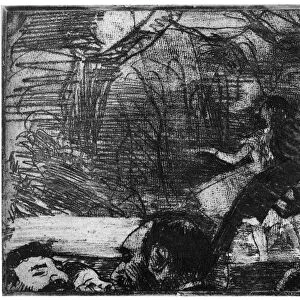 Sur la Scene, c1850-1910 (1924). Artist: Edgar Degas