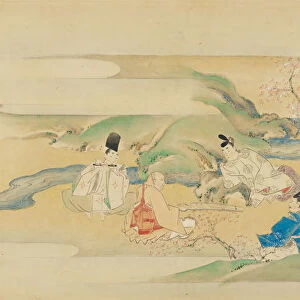The Tale of Genji (Genji monogatari), 17th century. Creator: Kaiho Yusetsu