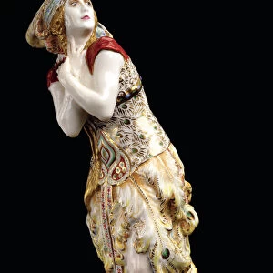 Tamara Karsavina in the Ballet The Firebird (L Oiseau de feu) by I. Stravinsky, 1920