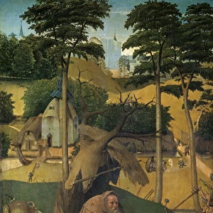 The Temptation of Saint Anthony, c. 1490. Artist: Bosch, Hieronymus (c. 1450-1516)