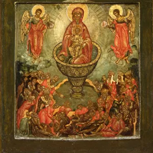 Theotokos Life-giving Spring, End of 17th cen Artist: Russian icon