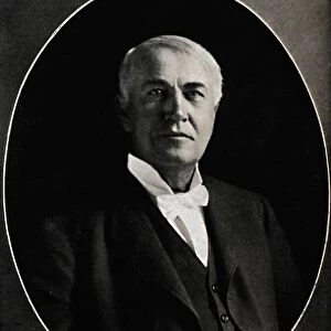 Thomas Edison, the Wizard of the West, c1880s, (1914). Creator: E Bieber