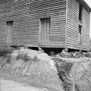 Tobacco packhouse, Person County, North Carolina, 1939. Creator: Dorothea Lange