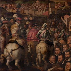 Triumph of the war against Siena, 1563-1565. Artist: Vasari, Giorgio (1511-1574)