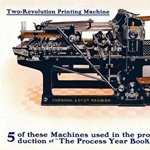 Two-Revolution Printing Machine, c1908. Artist: Burton-Rake