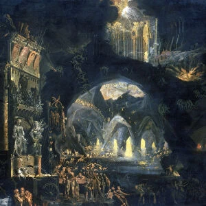 The Underworld, c1613-c1644. Artist: Francois de Nome