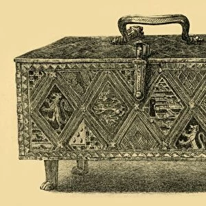 The Valence Casket, c1305-1312, (1881). Creator: W Harbutt