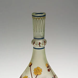 Vase, Silesia, c. 1899. Creators: Fritz Heckert Glass Refinery and Glassworks, Otto Thamm