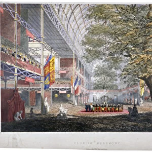 View of the closing ceremony of the Great Exhibition of 1851, London, 1851