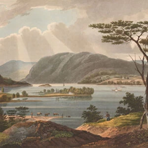 View from Fishkill Looking To West-Point (No. 15 of The Hudson River Portfolio), 1825