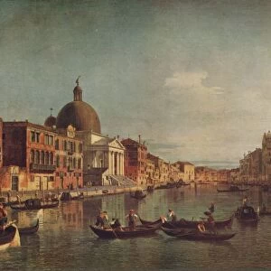 A View on the Grand Canal Venice, c1740, (c1915). Artist: Canaletto
