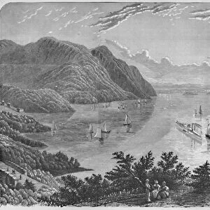 View of the Hudson from the Vicinity of West-Point, 1883. Artist: Littell