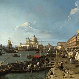 View of the Molo with the Palazzo della Zecca and the Column of Saint Theodore
