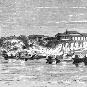 Village on the Parana; Frontier Adventures in the Argentine Republic, 1875. Creator: Unknown