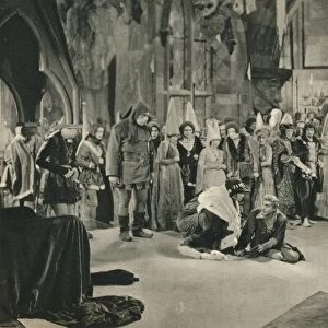 Villon (John Barrymore) threatened with death by Louis XI, 1927