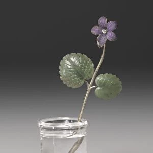 Violet, late 1800s - early 1900s. Creator: Peter Carl Faberge (Russian, 1846-1920), firm of