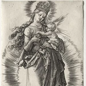 The Virgin with a Starry Crown, 1508. Creator: Albrecht Dürer (German, 1471-1528)