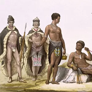 Vol II Gonqui Hottentots of the Cape?, c1820-39. Creator: Gallo Gallina (1796-1874)