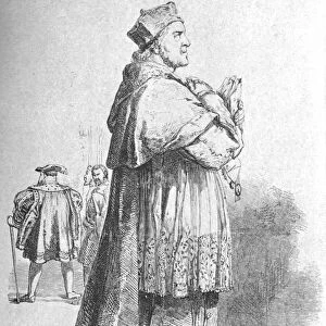 W. Macready as Cardinal Wolsey, mid 19th century, (1901). Creator: Unknown