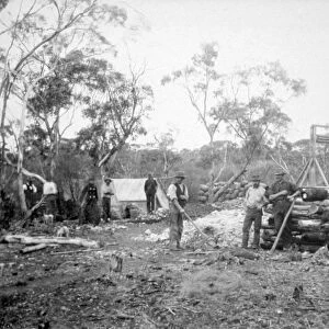 Waterfall gold mine, Boorara, Kalgoorlie, Western Australia, 1896